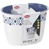 STEFANPLAST Scolaposate Tosca 4 Scomparti Blu Resina Stefanplast 55701