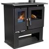 Verso Cs 7.7 kW - Stufa a Legna con Forno e Piastra Superiore Riscaldata