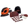 Black & Decker Levigatrice orbitale palmare 55 W+Accessori BEW230BC-QS Black & Decker