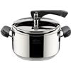 LAGOSTINA Pentola a Pressione Induzione Acciaio Inox 5 Litri cm 22 La Classica LAGOSTINA