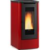 Nordica Extraflame Stufa a Pellet Ventilata 10 kW 27 Kg Bordeaux Dahiana VFS Nordica Extraflame