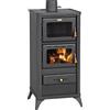 NBrand Stufa a Legna in Ghisa con con Forno 12 Kw NBrand Fime