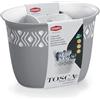 STEFANPLAST Scolaposate Tosca cm 19,5x13,5x14h Stone Grey/Bianco Stefanplast SF55702