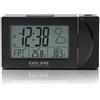 Explore Scientific Sveglia Digitale Proiezione Stazione Meteo Nero Explore Scientific RPW3008BLK
