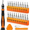 Jorest 24Pz Kit Cacciaviti Precisione Con Torx, Stella, Triwing per Orologi e Occhiali