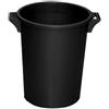 I.C.S. Bidone Spazzatura Plastica 120 litri Sovrapponibile 79 cm Nero ICS P480120N