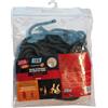GEB Propfeu - Treccia rotonda estensibile in fibra di vetro, per sigillare refrattari i vetri dell'inserto del camino, diametro 8-7 mm, confezione da 5 m, colore: nero