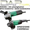 HIKOKI - Kit smerigliatrici Ø115 mod. G12SR4YG + Ø230 mod. G23SW2WA cod.KG1223SW