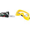 Theo Klein 8399 Motosega Bosch, Riproduzione Fedele All'Originale E A Misura di Bambino, Sega A Batterie con Effetti Sonori E Luminosi & 8122 - Bosch Occhiali Protettivi