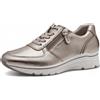 Tamaris Sneakers Tamaris 1-23711-42 pelle oro con cerniera, zeppa 4 cm