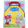 Hasbro PEPPA PIG STICKERS House 100 Stikers disegnare creativo Casa Originale Portatile