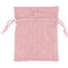 Subitodisponibile 12X Sacchetto portaconfetti ROSA laminato oro 10x12 cm BOMBONIERA 1FVV