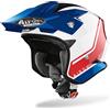 AIROH CASCO TRR S KEEN BLUE/RED GLOSS XL