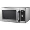 Lacor - 69329 - Microonde Tempo, Acciaio Inox 18/10, Riscaldamento Omogeneo, 1550 W, Uso Professionale, Cavità Interna in Acciaio Inox, Adatto per Piatti Grandi, 51x43x31 cm.