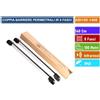 VISIOTECH COPPIA BARRIERE PERIMETRALI CABLATE AD INFRAROSSI 140CM 8FASCI RILEVAMENTO 100M