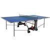 Garlando Tavolo da Ping Pong Challenge Indoor con ruote per interno Blu