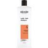 Nioxin sistema 4 Shampoo Clenaser 1000 ml x volumizzante per capelli fini medi