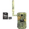 PNI Hunting 250C - Kit fotocamera da caccia con internet duplex 4G LTE, scheda di memoria MicroSD da 128 GB con adattatore SD