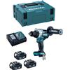 Makita Trapano Avvitatore MAKITA DDF486RT3J (3 x 5,0 Ah + DC18RC + MAKPAC 2)