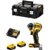 DeWalt Avvitatore ad Impulsi DeWALT DCF860P2 (2 x 5,0 Ah + DCB1104 + TSTAK II)