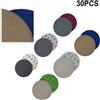 Not specified 1000 1500 2000 3000 5000 7000 Carta vetrata abrasiva 125 mm 30 pezzi dischi da 5
