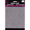 La Fourmi Faux Suede 2 Lati 16x20cm x2 Fogli Grigio/Nero, Standart