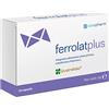 Carepharm, Ferrolat Plus, 20 Capsule di Integratore Alimentare a Base di Ferro, Lattoferrina, Folato e Vitamina C, Contribuiscono alla Normale Funzione del Sistema Immunitario, Senza Glutine, 12 g