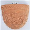 Bettini Deruta | Vaso Gerla da Appendere Parete Terracotta 23cm | Fatto a Mano