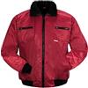 Planam Giacca da pilota invernale da uomo, colore rosso, modello 0338, taglia S