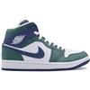 NIKE AIR JORDAN 1 MID - BIANCO/VERDE/BLU - DZ5326-300