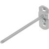 KS Tools 860.0803 Supporto p.utensili a gancio c.estremità dritta,150mm