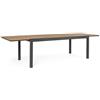 bizzotto Tavolo Allungabile Da Esterno Alluminio 95x200-300 Doghe Di Legno Elias Bizzotto