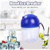 Macchina tritaghiaccio tritare ghiaccioli granite trita ghiaccio manuale frutta