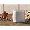 NOOR Sacco da trasporto Big Bag, 90 x 90 x 145 cm, capacità 1000 g, riutilizzabile, bianco, per cantieri con protezione dall'umidità