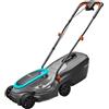 Gardena Tagliaerba Elettrico PowerMax: Potenza 1200 W, Larghezza Taglio 32 cm, Altezza Taglio Regolabile tra 35-65 mm, per Superfici Fino a 300 mq, Sacco di Raccolta da 30 l (14633-20)