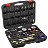 Vigor Set di tester per compressione e perdita di pressione ViGOR V4461, per motori diesel e a benzina, test professionali di compressione o perdita di pressione per la maggior parte dei motori di auto