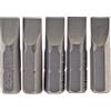 Draper 64012 6,5 mm 1/4 Hex Plain Slot Inserto Bit 25 mm di lunghezza (5 pezzi)