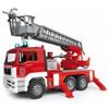 Bruder Camion dei Pompieri MAN TGA con Sirena e Getto Veicolo Giocattolo 1:16 4+ Bruder