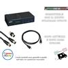 GBC KIT Decoder Digitale Terrestre Dvb-T2 Full Hd Gbc + CAVO HDMI + CAVO ANTENNA 2MT