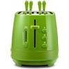 De Longhi Tostapane 2 Fette Tosta pane De Longhi 550W Raccoglibriciole Verde CTLAP2203GR