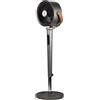 Ardes Ventilatore Piantana 7 Pale 12 Velocità Timer Telecomando Grigio AR5CIR02 ARDES