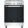 Hotpoint Ariston Cucina a Gas 4 Fuochi Forno Ventilato Grill 60x60 HS68G8PHX/E/1 Hotpoint Ariston