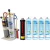OXYTURBO KIT CANNELLO SALDATURA TURBO SET 30 BOMBOLE USA GETTA + 4 OSSIGENO + 1 GAS