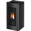 Cadel Stufa a Pellet Ventilata 10,5 kW 25 Kg WiFI Antracite 7022070 Prince 11 T1 Cadel