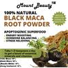 Mount Beauty Radice di Maca in Polvere Nera Cruda Pura Naturale Non OGM Mount Beauty Super...
