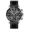 Lorenz Orologio Uomo LORENZ 26175MM Chrono Silicone Nero Grigio Sub 100mt