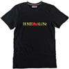 T-SHIRT Home Alone nera uomo cotone mamma ho perso l'aereo film anni 90 Natale