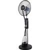 Ardes AR5M39 Ventilatore a Piantana Silenzioso HUMY con Umidificatore a Ultrasuoni - Ventilatore a Piantana con Telecomando per Timer e Oscillazione Laterale, 3 Velocità, lama ø 40 cm