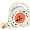 AVVOLGICAVO TELEFONICO 10 MT PRESA 3 POLI + PRESA PLUG 6/4 CAVO CON SPINA 3 POLI