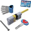 SECUREMME CILINDRO EUROPEO K1 EVO SECUREMME CON CODOLO 30/30 30/35 30/40 30/45 30/50